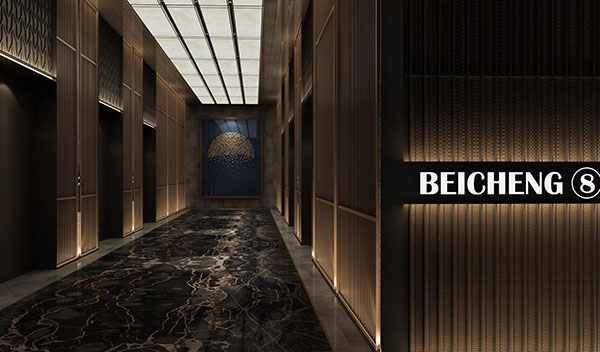 不銹鋼工程案例-北成八號(hào)入戶大廳